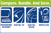 Compare. Bundle. And Save. Broadband Internet, Digital TV, Local, Long Distance, Wireless